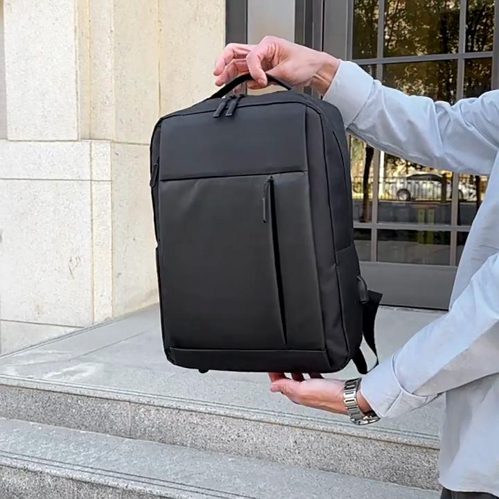 Новый унисекс однотонный водонепроницаемый и дышащий деловой модный повседневный универсальный рюкзак для повседневного использования