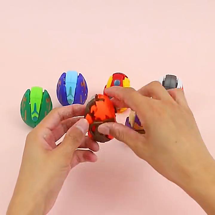 6/12Pack Transforming Dinosaur Easter Eggs - Dino Easter Basket Stuffers for Kids, Fun Easter Gifts, Perfect for Party Favors