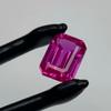 Natural Pink Ruby Loose Gemstone 2.90 ct Emerald Cut for Jewelry Making and Gem Collections