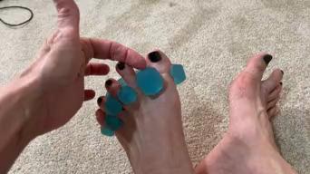 Гелевый растяжитель и разделитель для пальцев ног - Мягкое облегчение вальгусной деформации, Корректор молоткообразного пальца (Размер S/M/L), Продаётся парой