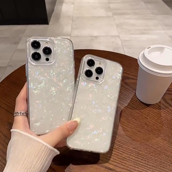 Роскошный блестящий чехол с лазерным узором для iPhone 11 12 13 14 15 16 Pro Max Plus, мягкий противоударный чехол IMD