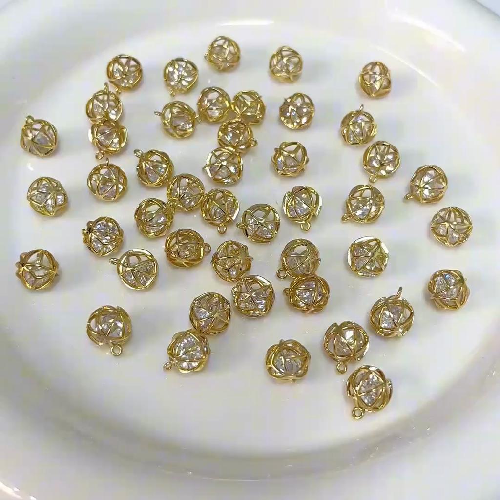 Медная тисненая пряжка с семенами дыни для изготовления ювелирных изделий своими руками, аксессуары для рукоделия