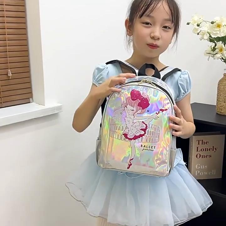 Princess Girls' School Backpack for Dancing Waterproof Children School Bag for Kindergarten Backpacks Kids Girl Bags