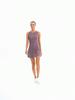 Women Tennis Dress Yoga Fitness Outfit, Naked Feel Breathable Anti-Chafing Golf Sports Skort Two Piece Set