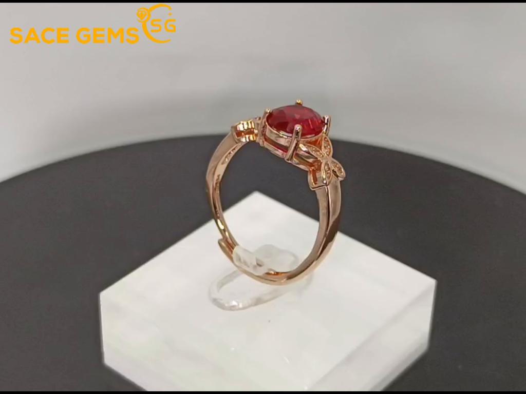Sace Gems Классическое кольцо из медного сплава с цирконом, женские ювелирные изделия, свадебный подарок для вечеринки