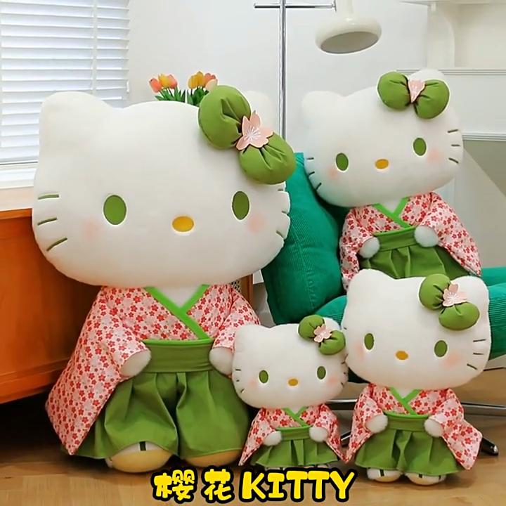 Hello Kitty Cute Stuffed Animal With Hoodie Design For Gift Kids