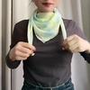 Женский шарф Растения Цветочный узор Магнитная металлическая пряжка Гладкая текстура Шарф Защита от солнца и ветра Платок Пляжные аксессуары для путешествий