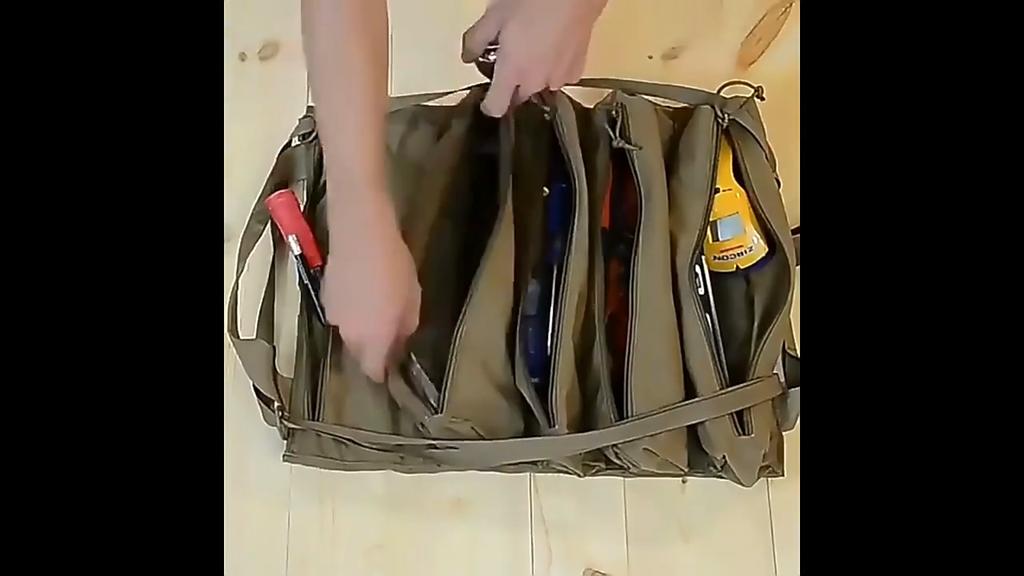 Car Tool Kit Electrician Bag Wear-resistant Tool Roll Multi-function Repair Tool Kit Car Tool Kit Auto Repair Kit