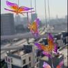 Hanging Solar Garden Decor Light Butterfly Solar Wind Chime Color Changing Solar Lamp Outdoor Waterproof For Garden Yard