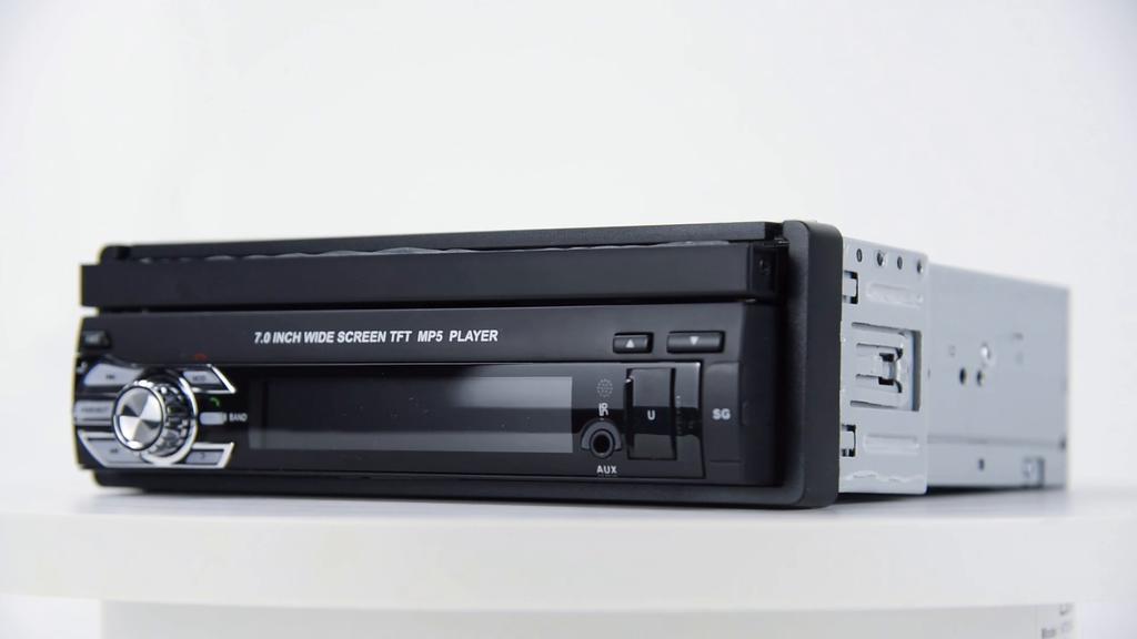 Hikity 1 din 7 "Авто Телескопический Автомобильный Радио Авторадио Автомобильный плеер Поддержка GPS BT Громкая связь FM USB SD Камера заднего вида DVR Управление на рулевом колесе