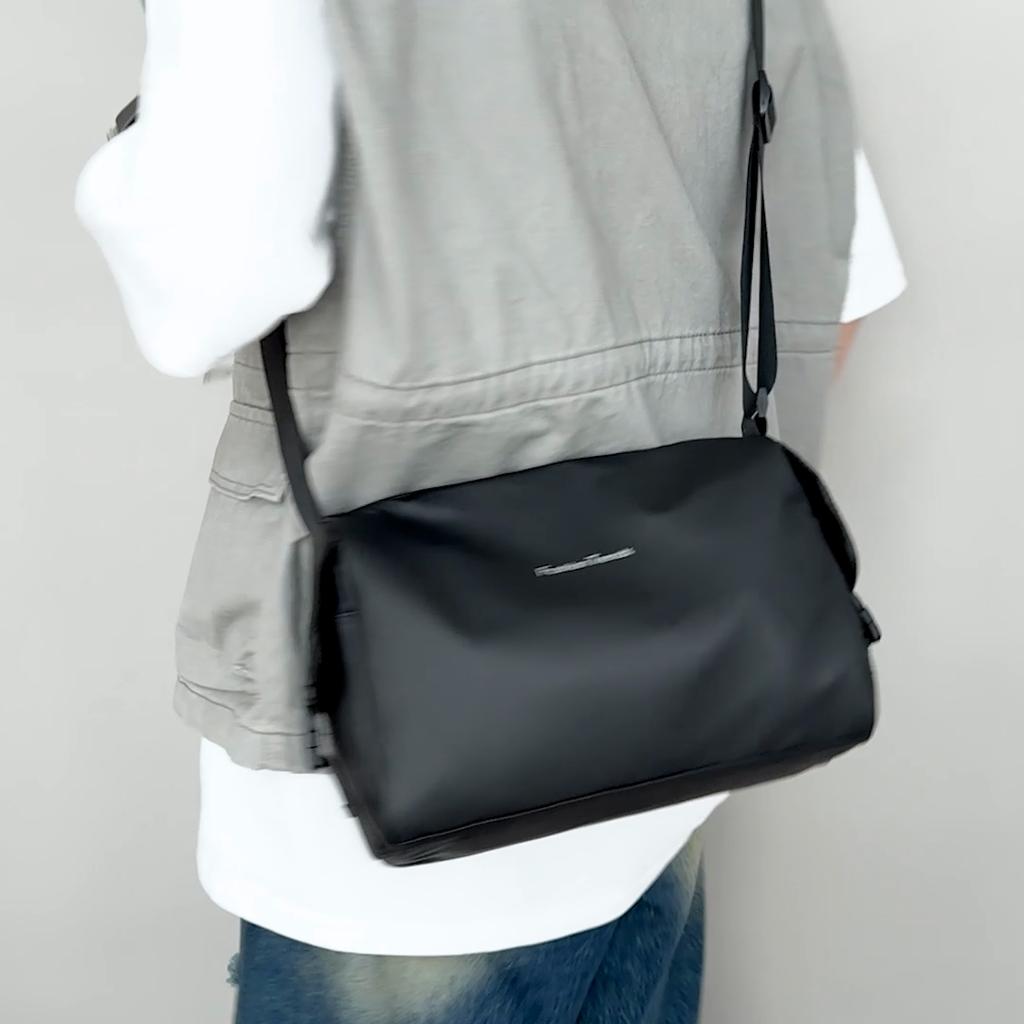 Men's Waterproof Messenger Bag - Large Capacity Crossbody Shoulder Bag for Work & Travel