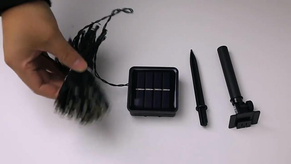 Led Solar String Lights Outdoor Solar Christmas Lights 8 Modes Twinkle Fairy Lights for Xmas Tree Garden Wedding Decoration