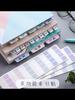 1 Set Morandi Index Stickers Stationery Daily Planner Label Memo Stickers DIY Color Fluorescent Sticker Bookmark Classify Marks