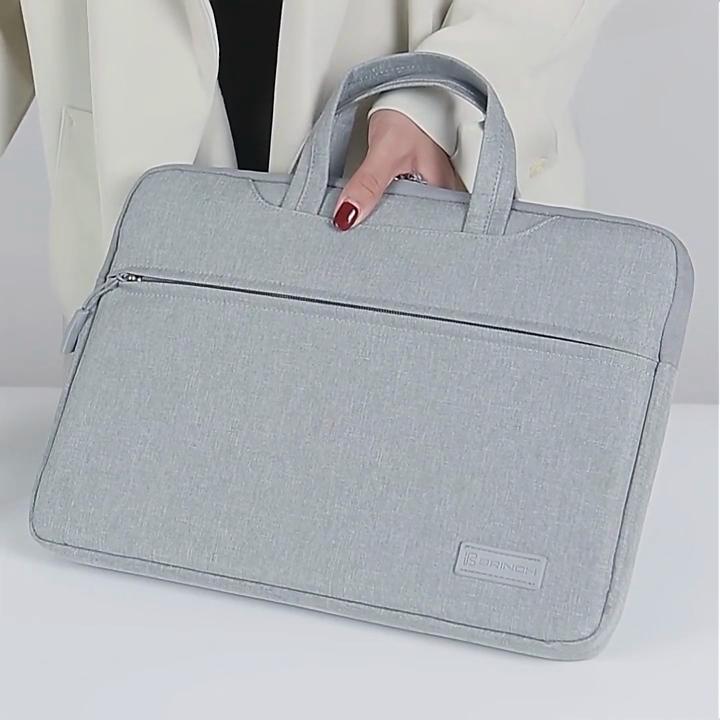 BRINCH Laptop Bag Handheld Suitable , Compatible with Huawei And Apple 15.6-Inch Business Lightweight Notebook Computer Bag