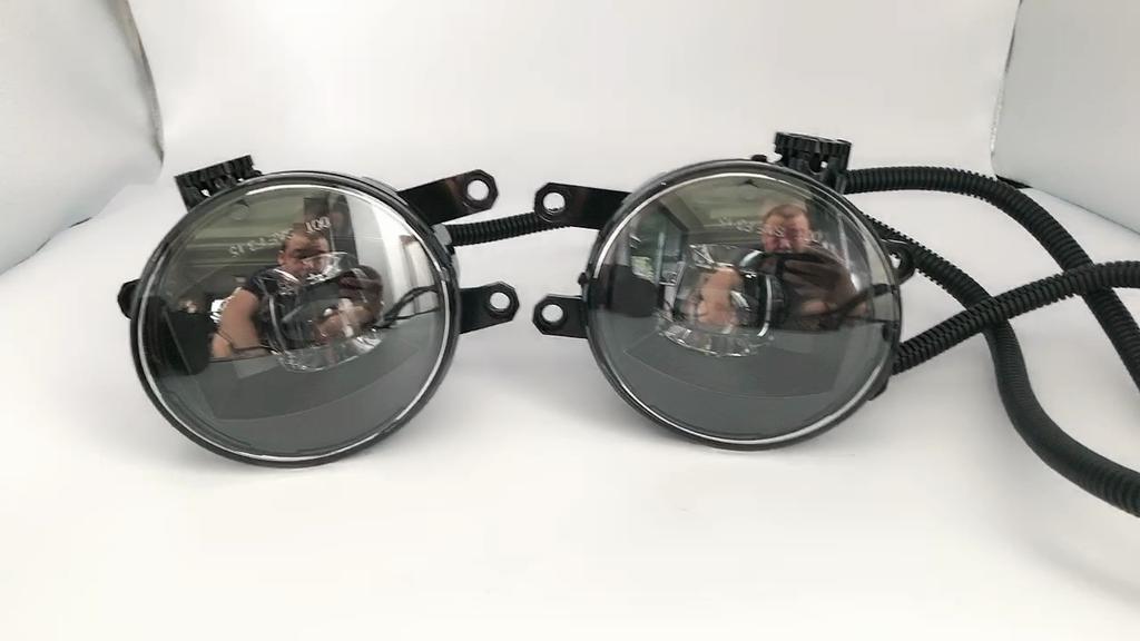 1 Pair Car Front Bumper LED Fog Lights Clear Assembly Driving Lamp Foglight For Toyota Axio Fielder 2016 2017