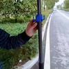 Крючок для пляжного зонта 4-зубчатый пластиковый крючок для зонта Подвешивание для полотенец, шляп, одежды, камеры, солнцезащитных очков, сумок Подходит для пляжных и кемпинговых поездок Синий и белый