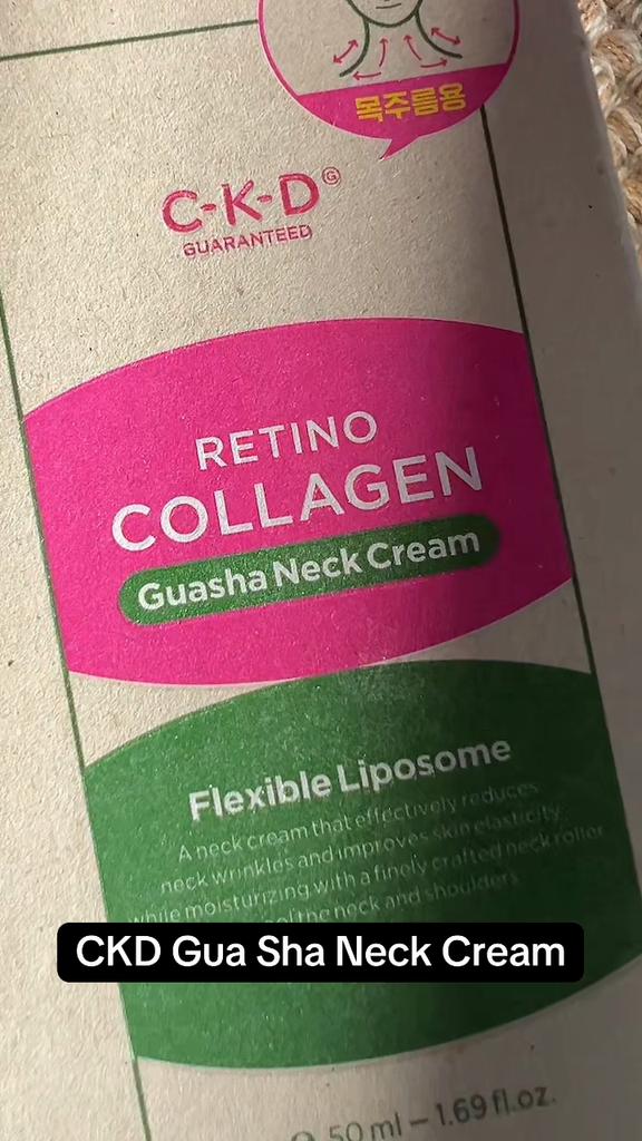 CKD Retino Collagen Low Molecule 300 Gua Sha Neck Wrinkle Retinol Cream 50 мл