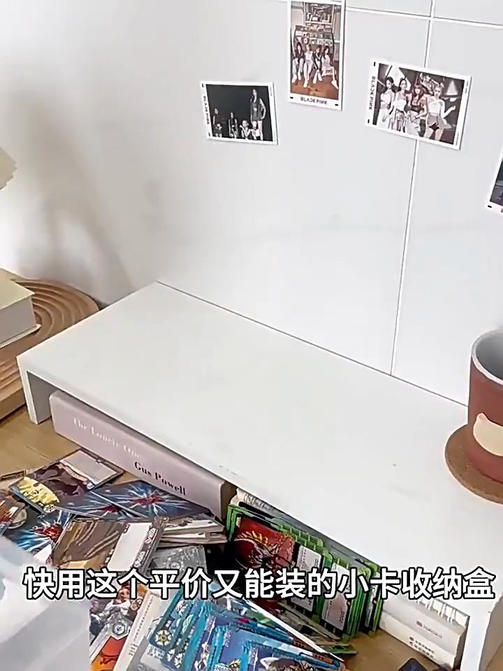 Портативный органайзер для заметок, прозрачный органайзер для фотокарточек Idol, небольшой органайзер для коллекции карточек, пластиковые настольные органайзеры