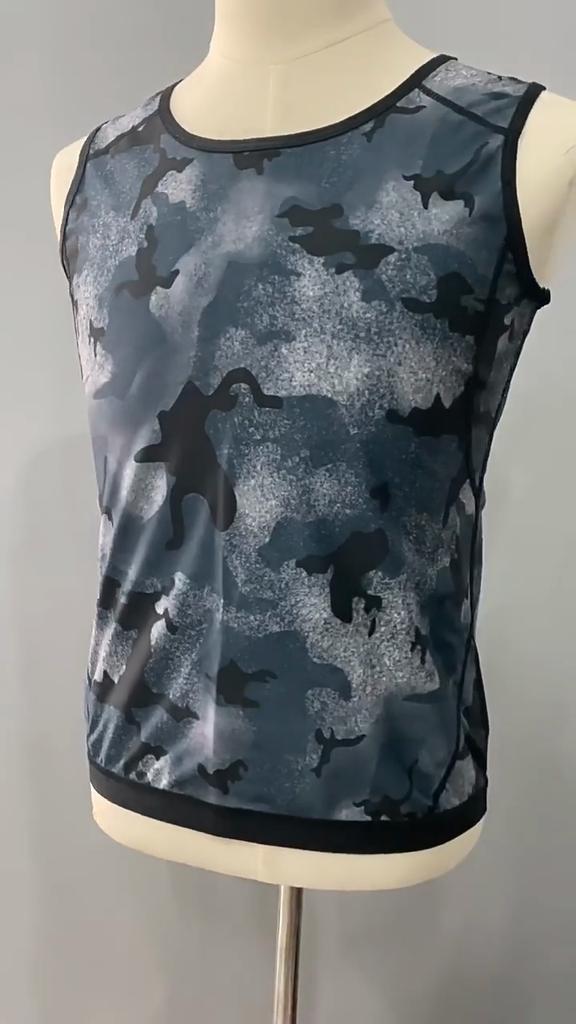 Мужская Корректирующая Рубашка Талия Стажер Сауна Пот Жилет Body Shaper Корсет Для Похудения Майка