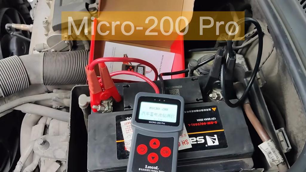 Lancol Micro200 Pro Car Battery Tester 12V 40-2000CCA Lead Acid Battery Analyzer Cranking Test Charging Test Diagnostic Tool