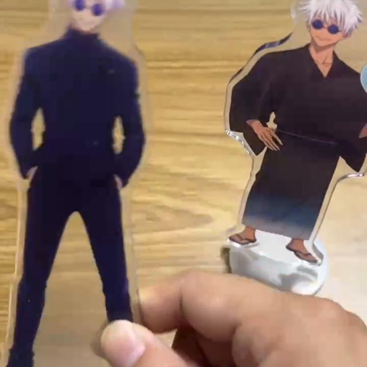 Аниме дзюдзюцу кайсен акриловая подставка Fushiguro Toji Geto Suguru Satoru Gojo фигурка ПВХ настольная подставка модель игрушки 15 см
