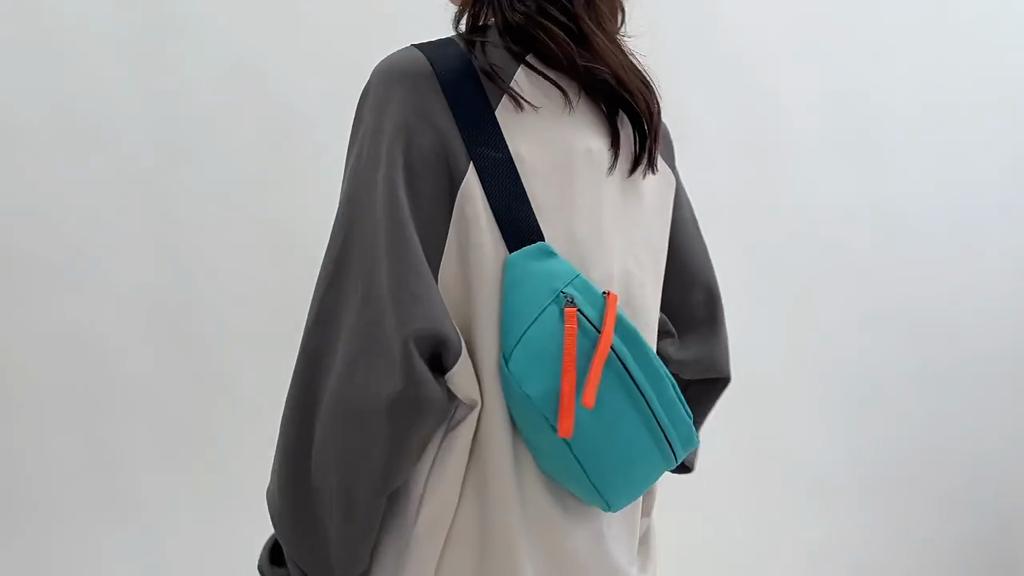 Модная поясная сумка для мобильного телефона, нагрудная сумка, японская, простая, износостойкая, на одно плечо, диагональная, подвесная, повседневная, спортивная, сумка-мессенджер для мальчиков