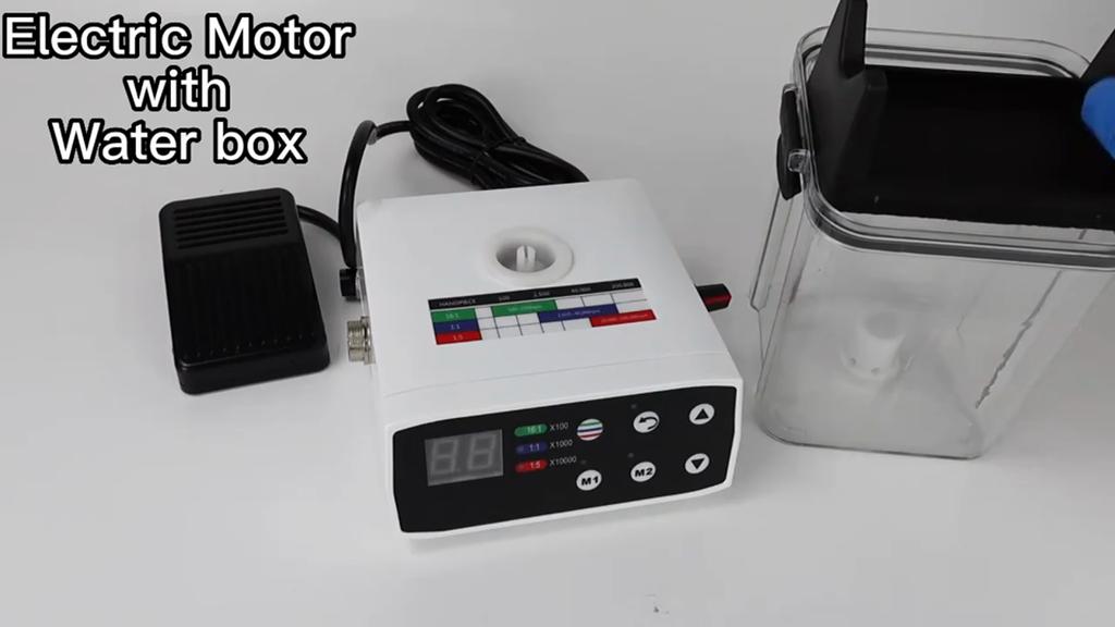 Dental Electric Micro Motor 2/4 Hole With Water Tank Automatic Water Supply System LED 1:1 1:5 Low-Speed Fiber Optic Handpiece