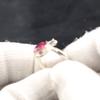 Драгоценный камень Розовый Турмалин Ювелирное изделие из стерлингового серебра 925 пробы Кольцо ручной работы Подарок для жены RR-67-18