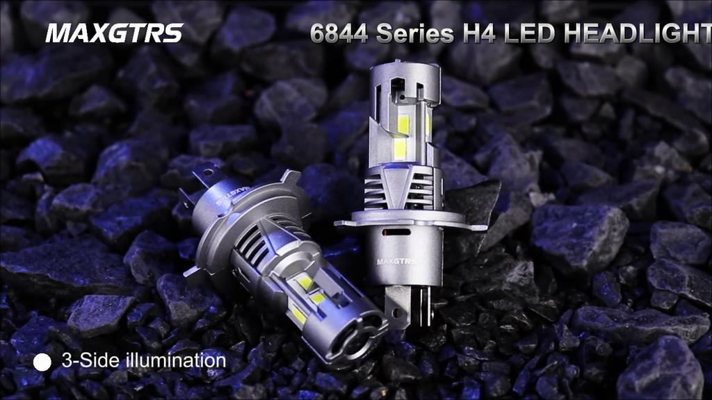 MAXGTRS 30000Лм H4 LED 9003 HB2 Фары Ближний и Дальний Свет с Вентилятором Беспроводные 110Вт Автомобильная Фара 12В