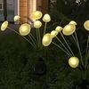 Solar Garden Lights Dual Mode LED Solar Mushroom Light Waterproof Decor Yard Patio Pathway Jellyfish For Outdoor Garden Ambiance