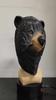Deluxe Black Bear Mask Novelty Animal Latex Over Head Grizzly Bear Head Mask