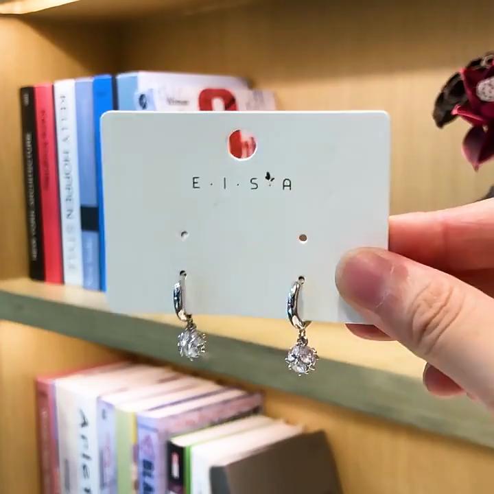 Новое поступление, блестящие циркониевые серьги из стерлингового серебра 925 пробы, женские серьги-гвоздики, ювелирные изделия, подарок на день рождения, оптовая продажа, антиаллергические женские