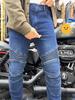 Best selling motorcycle jeans classic old cow belt cover retro motorcycle off-road high waiststraight-leg cycling pants