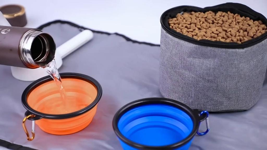 Удобный дорожный набор для собак для поездок на выходные и приключений на свежем воздухе