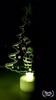 Рождественское украшение, подарок, красочная маленькая елка, акриловый снеговик, ночник