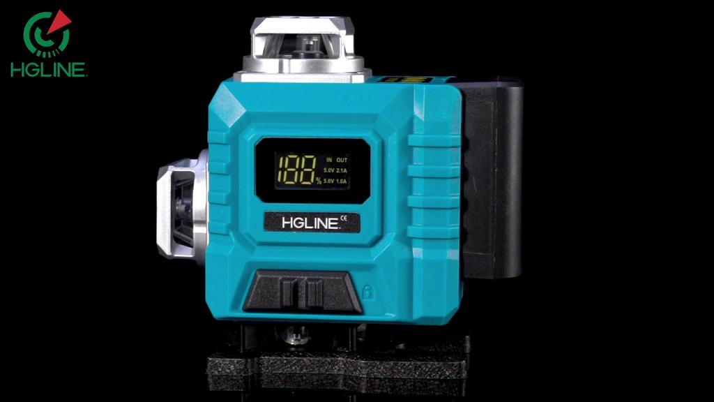 HGLINE 16-линейный лазерный уровень 4D зеленая линия 360° по горизонтали и вертикали 30 м с пультом дистанционного управления с приложением сверхмощный лазерный уровень