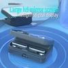 Новый TWS Bluetooth 5.1 Наушники 3500 мАч Зарядное устройство Беспроводные наушники 9D Стерео Спорт Водонепроницаемые наушники Гарнитуры HIFI Стерео IPX7