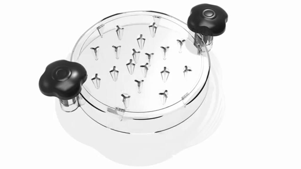 Chicken Chopper Chicken Chopper with Transparent Dsplay Cover Non-slip Base Suitable for Dishwasher Meat Shredder