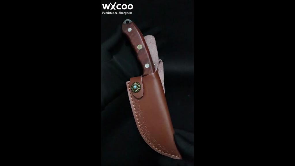 Нержавеющая сталь Топор для рубки Костяной нож Кованый кухонный шеф-нож Ножи для мяса, рыбы, фруктов Профессиональный нож мясника с чехлом