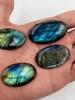 10 шт. натуральный лабрадорит глубокого цвета, овальный кабошон высшего качества, свободный драгоценный камень