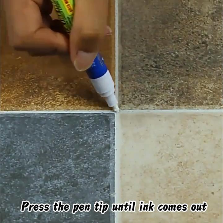 1 шт. Водонепроницаемый маркер для плитки, ручка для затирки швов на стенах, для плитки, пола, ванной комнаты, инструменты для дезинфекции швов, для отеля