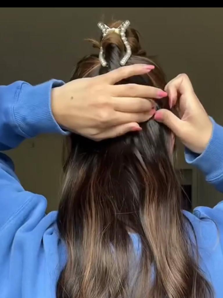 Synthetic Wavy Clip In Hair Extensions Clip In Hair Extensions For Women Full Head Thick Soft Clip In Hairpieces Daily Party