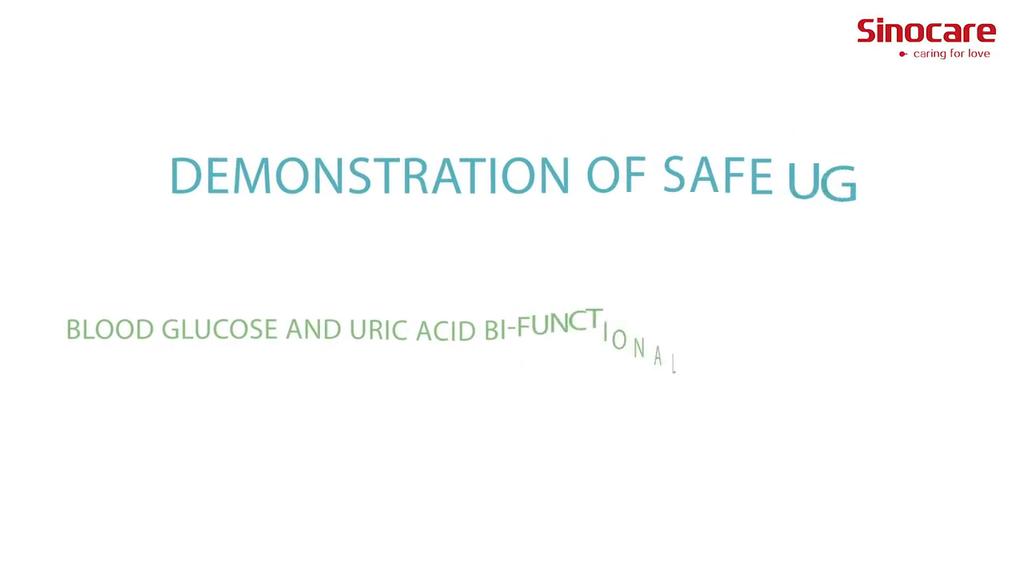 Sinocare Safe AQ UG 2 в 1 комплект для измерения уровня глюкозы в крови мочевой кислоты, двухфункциональный измеритель для диабета, подагры, беременных