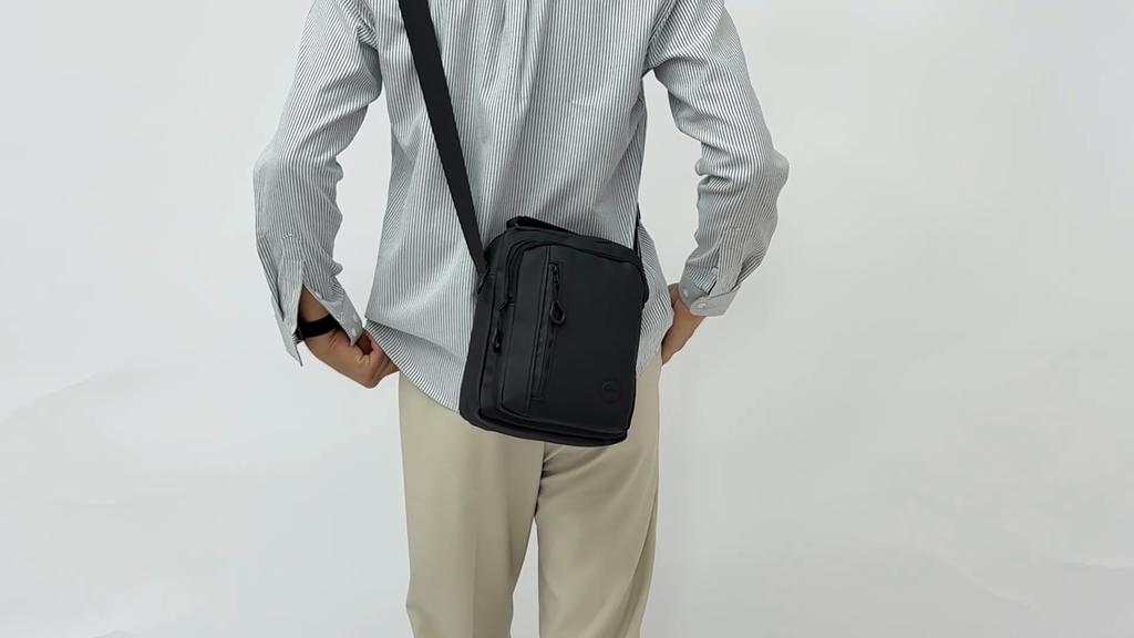 Мужская наплечная сумка большой вместимости для улицы и поездок, водоотталкивающая деловая сумка-тоут для мобильного телефона