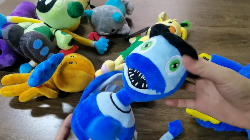 Huggy Wuggy Plush Toy Cartoon Design Derived From Popular Game Poppy Playtime