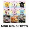 Футболка Moo Deng Tiny Baby Hippo Star Thailand Cute Pygmy Hippo Unisex для детей, мальчиков и девочек, с принтом, короткий рукав, круглый вырез