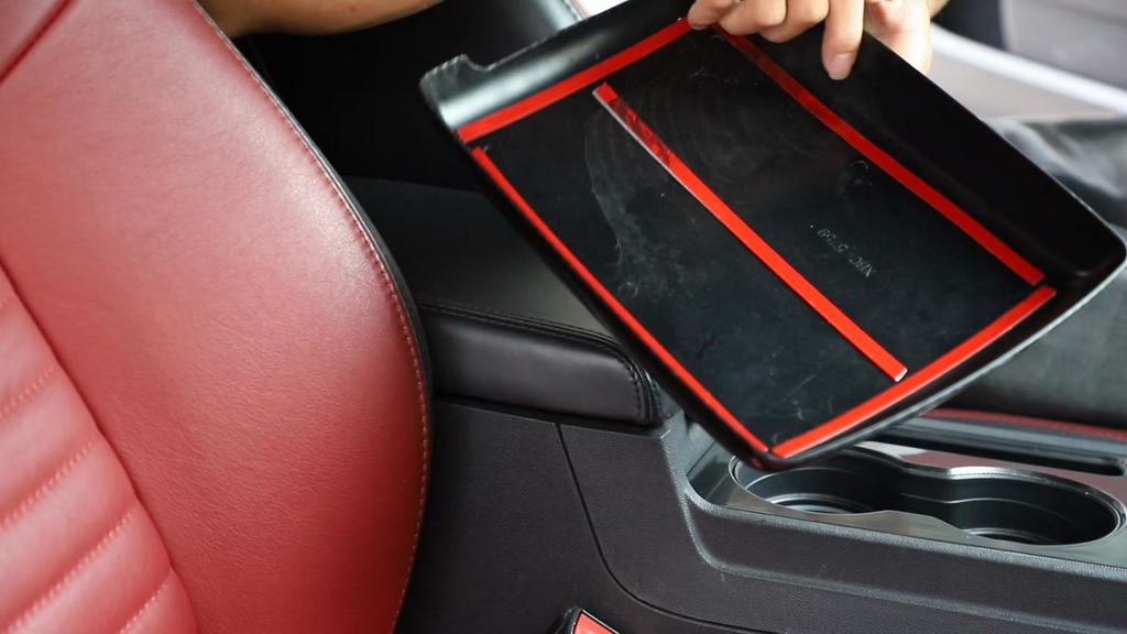 Декоративная панель для подлокотника ABS, наклейка на крышку для Dodge Challenger 2009-2014, аксессуары для салона автомобиля