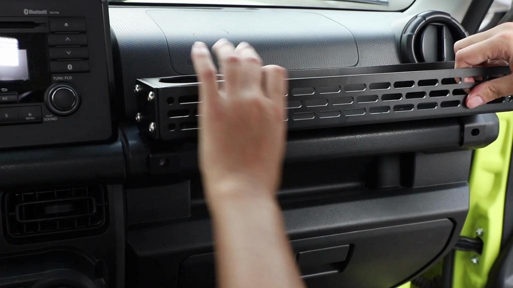 Подлокотник для второго пилота, ящик для хранения, держатель для мобильного телефона, аксессуары из алюминиевого сплава, подходят для Suzuki Jimny 2019 Up, автомобильные аксессуары