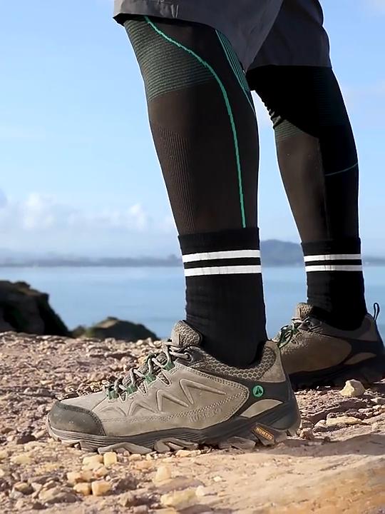 HUMTTO Водонепроницаемая походная обувь для мужчин, дышащие нескользящие кожаные уличные ботинки, осенне-зимние треккинговые кроссовки, мужские