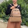 Женский мягкий кожаный рюкзак большой вместимости многофункциональный рюкзак